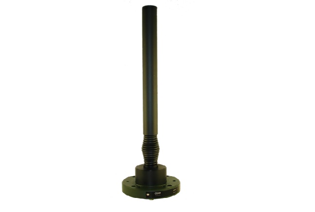 Compact vehicle antenna for the 110 - 200 MHz frequency range